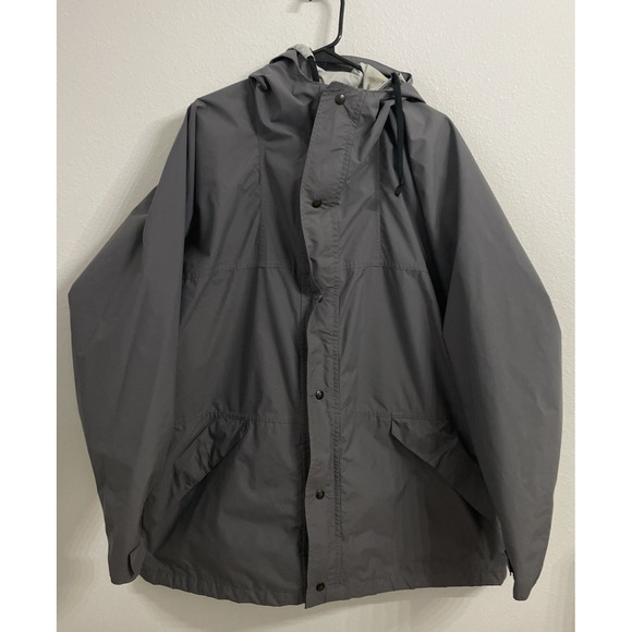 REI Jacket Mens Grey Parka‎ Hooded GORE TEX Size XXL